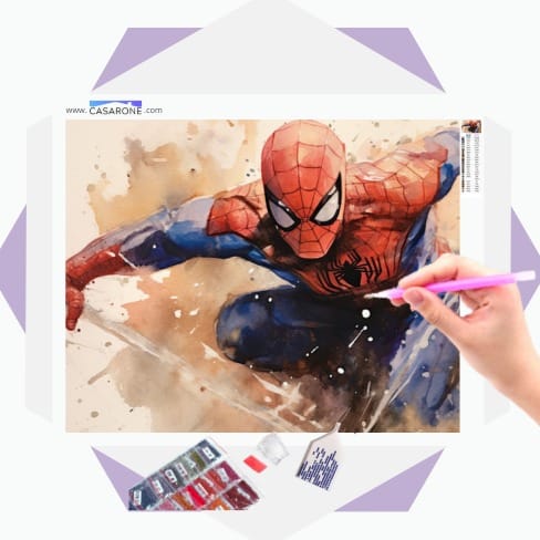 Kit Pintura Homem Aranha